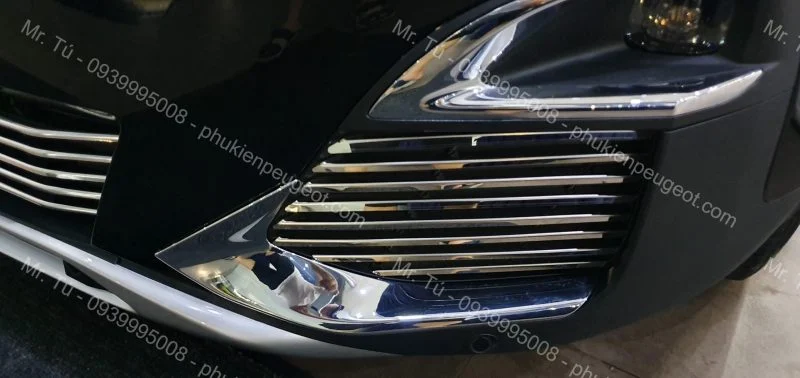 Ốp viền đèn sương mù xe Peugeot