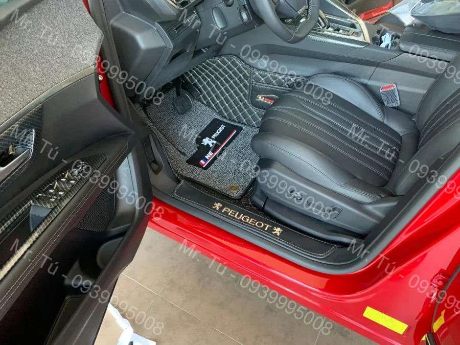 Thảm sàn 6D cao cấp xe Peugeot