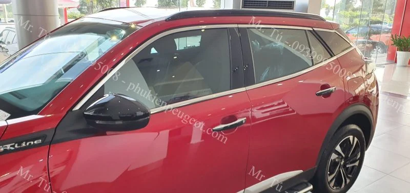 nẹp chân kính và khung kính xe Peugeot 2008