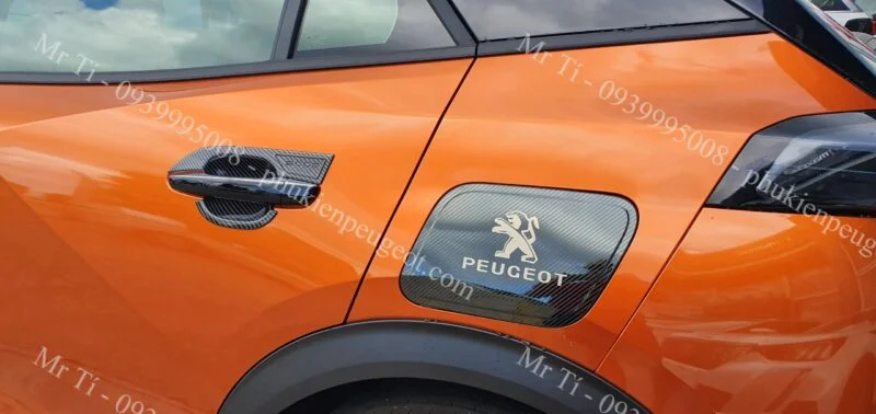 Ốp nắp bình xăng cho xe Peugeot