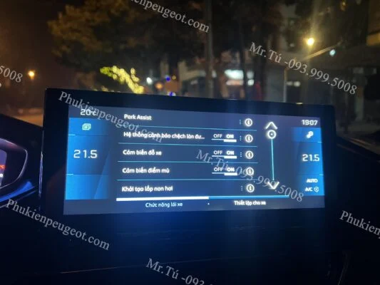 Mở tính năng ẩn trên xe Peugeot