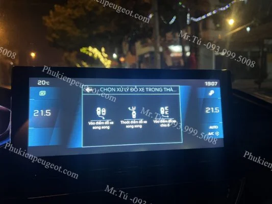 mở tính năng ẩn xe Peugeot