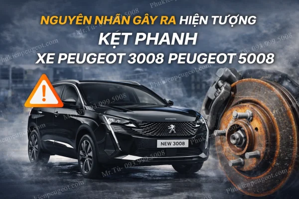 kẹt phanh xe Peugeot