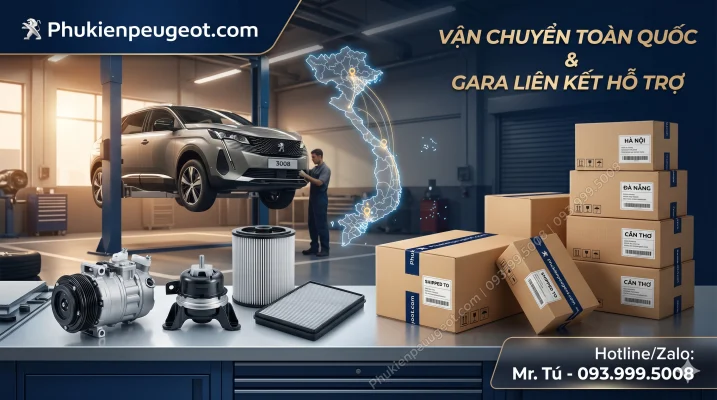 Vận chuyển phụ tùng Peugeot