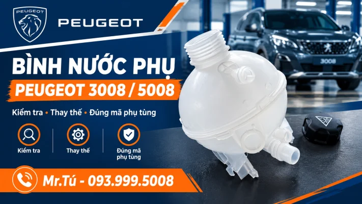 Bình nước phụ xe Peugeot