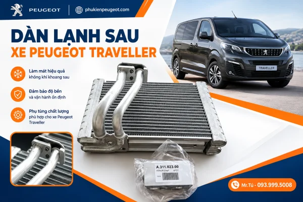 Dàn lạnh sau xe Peugeot Traveller