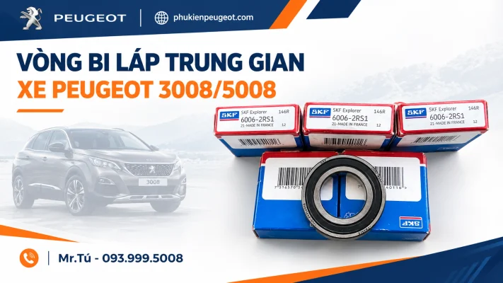Vòng bi láp trung gian xe Peugeot