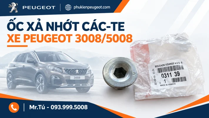 Ốc xả nhớt các-te xe Peugeot