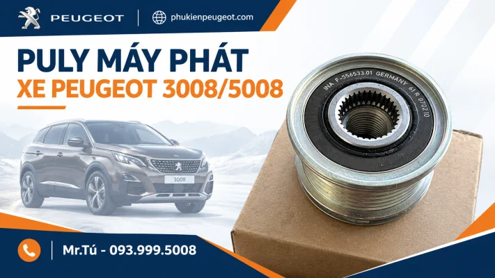 Puly máy phát xe Peugeot